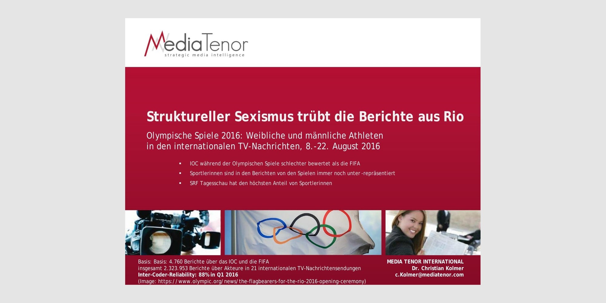 Original Media Tenor Rio Olympics gender representation graphic
